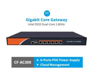 AC300 6-Port Gigabit Core Gateway Wifi Router AC Wi Fi Project Controller Load Balance QoS PPPoE Server Multi Wan Access Switch