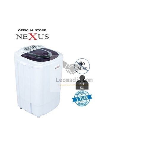 Nexus 4.5kg Single Tub Washing Machine (NX-WM-4SASR)