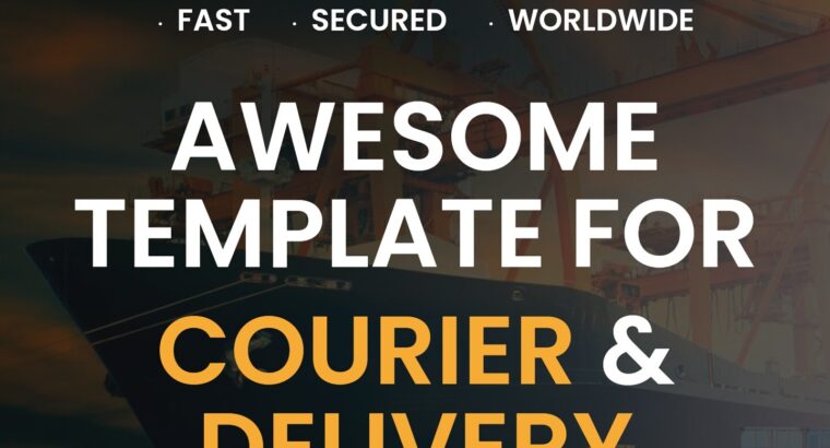Courier Service website with Advance Tracking