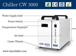 Mini industrial chiller unit CW 3000 for CO2 Laser